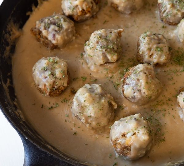 Vegan Swedish Meatballs