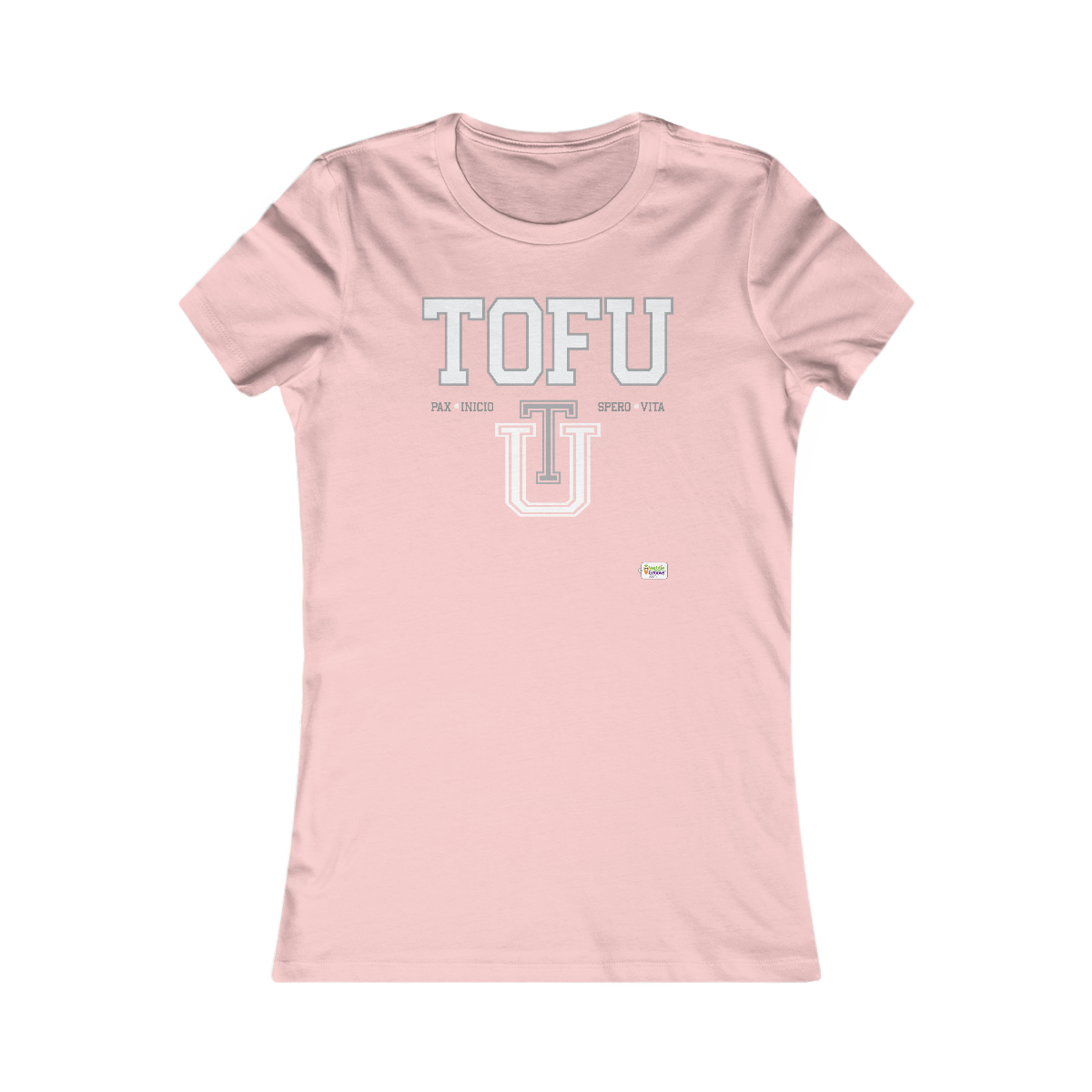 Tofu U Logo Pink T-Shirt