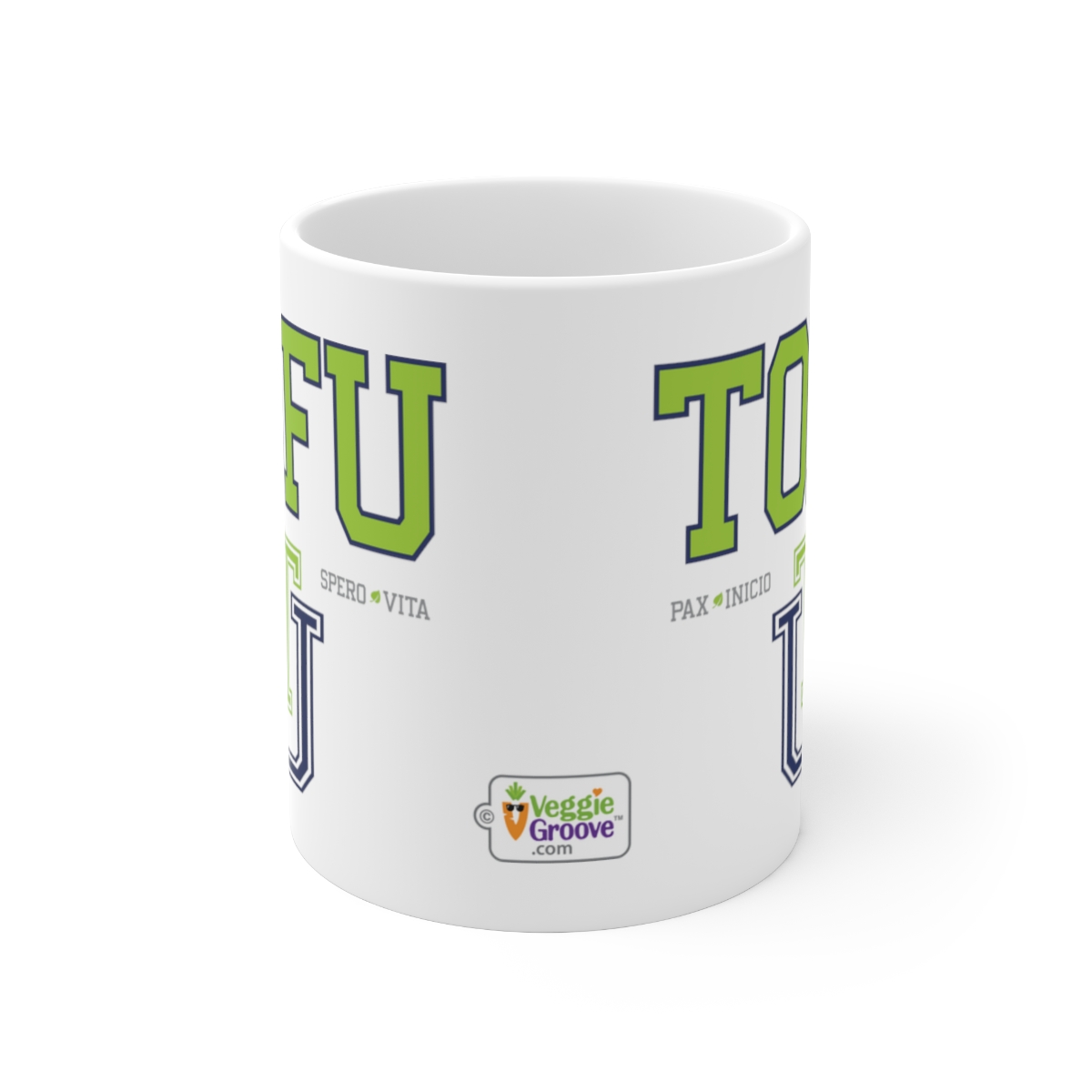 Tofu U Logo Ceramic Mug: Sip & Smile in Style!