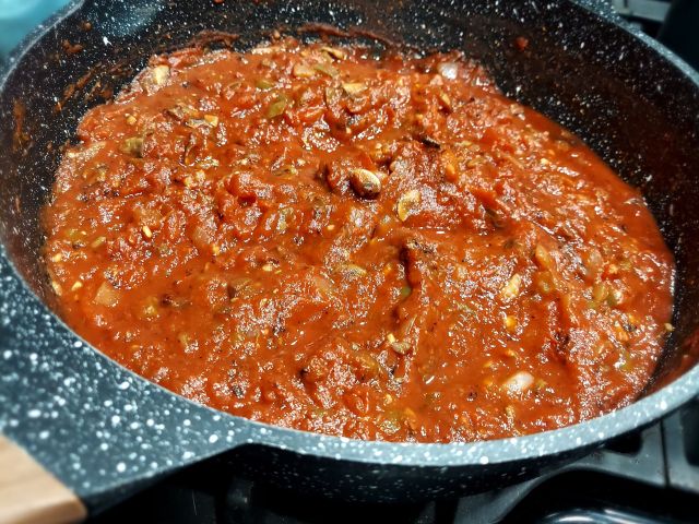 spicy veggie pasta sauce